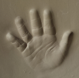 Hand Imprint in Clay